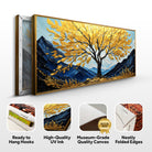 Golden Sanctuary canvas wall art by Tailored Canvases featuring a serene, golden-toned spiritual scene on a stretched canvas.