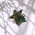 Velvet Claws glitter star hair claw accessory with a velvet finish and sparkling star design, ideal for stylish hair styling.