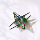 Velvet Claws glitter star hair claw from The Bullish Store, featuring a shiny star design and velvet finish for stylish hair accessories.