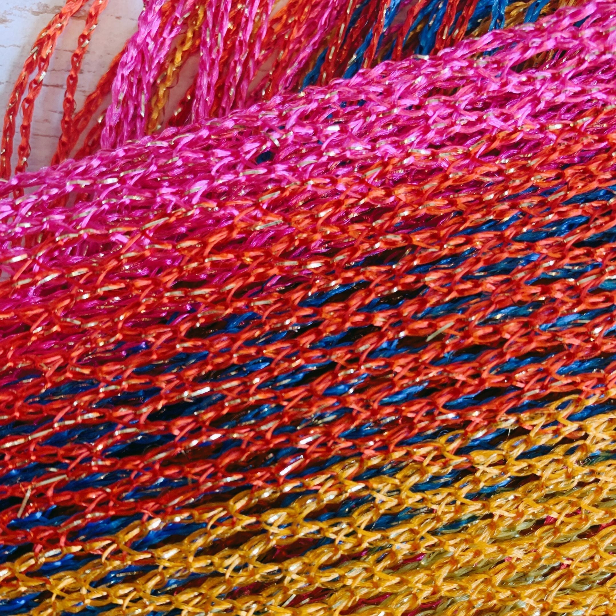 Shimmer mesh rainbow stripe pride scarf wrap, unisex summer shawl with vibrant colors and LGBTQ pride design.