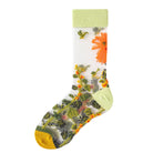 Sheer plant lover women's socks by The Bullish Store featuring nature-inspired styles, fits shoe sizes 5-9.