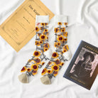 Women's Sheer Plant Lover Socks by The Bullish Store in 5 nature-inspired styles, fits shoe sizes 5-9.
