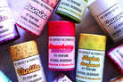 The Earthly Alternative Amber Bergamot Pit Perfume Deodorant stick with natural ingredients and fresh citrus scent.