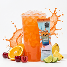 Single Bahama Mama drink from The Loaded Tea Shop featuring vibrant tropical flavors and colorful presentation.
