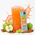Coley Roley singles beverage from The Loaded Tea Shop featuring a colorful, vibrant drink in a clear plastic cup with a straw.