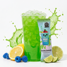 A single bottle of Electric Lemonade flavored beverage by The Loaded Tea Shop with a bright, electric yellow label.
