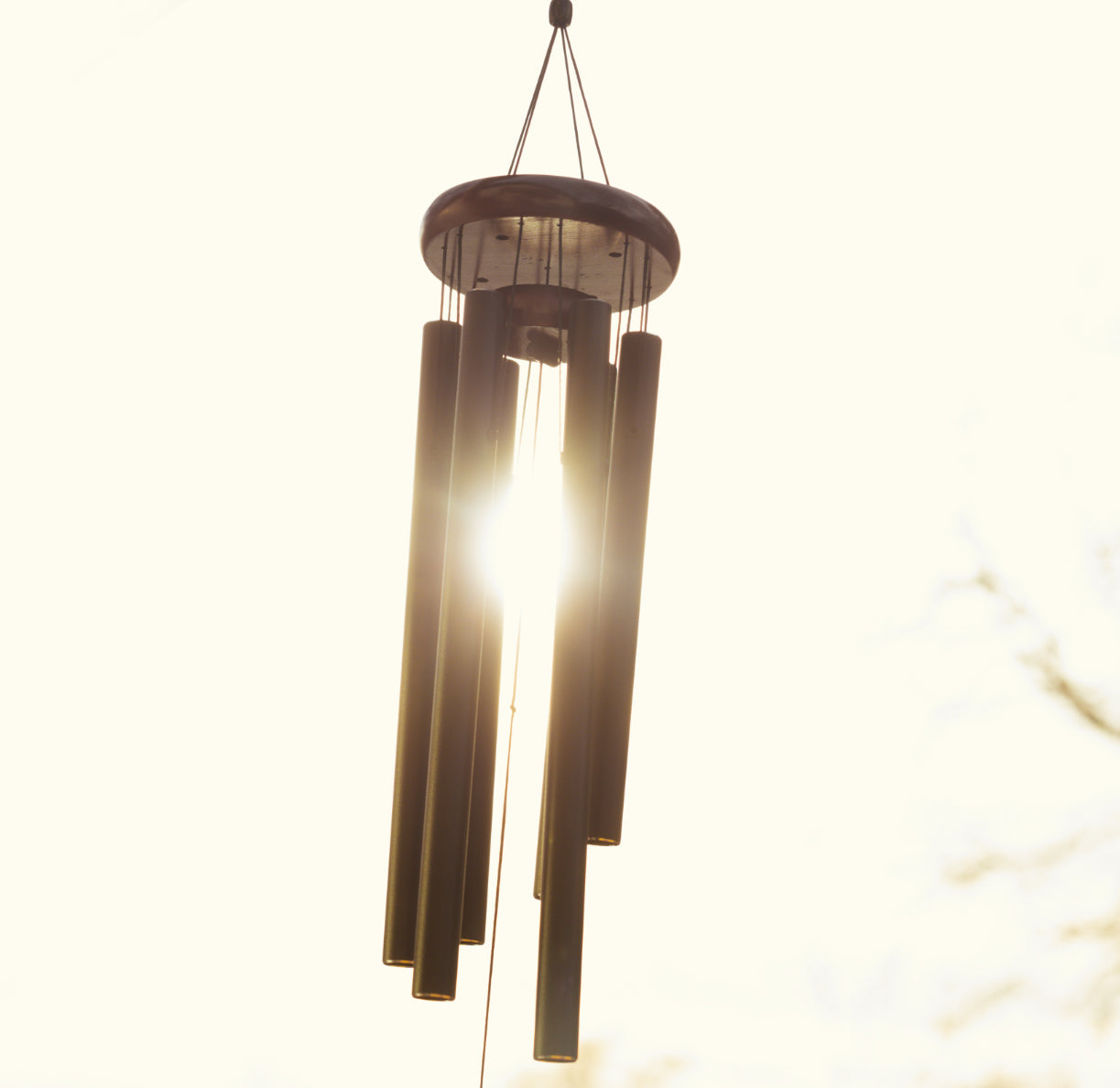 Serenity Memorial Wind Chimes gift bundle by The Wind Chime Co with a memorial heart, 32 inches, decorative outdoor home and garden decor.