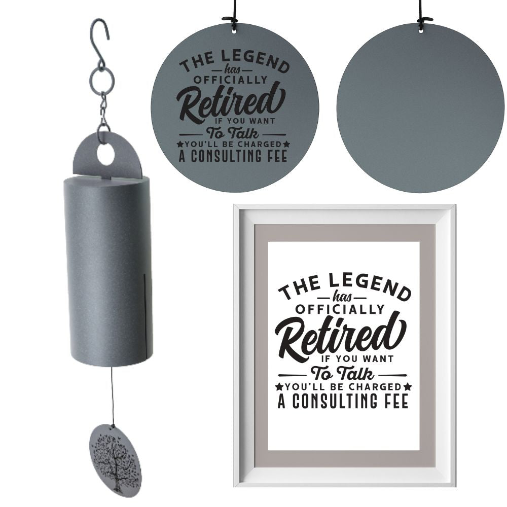 Memorial XL Serenity Wind Bell from The Wind Chime Co, 36-inch decorative outdoor wind chime for reflection or special occasions.