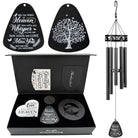 Serenity Family-Love Memorial Wind Chimes by The Wind Chime Co, 34-inch home decor with soothing tones for reflection and remembrance.
