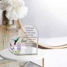 Memorial wind chime from The Wind Chime Co's Whispering Hearts™ Collection, platinum rose personalized gift bundle, 30-inch tall.