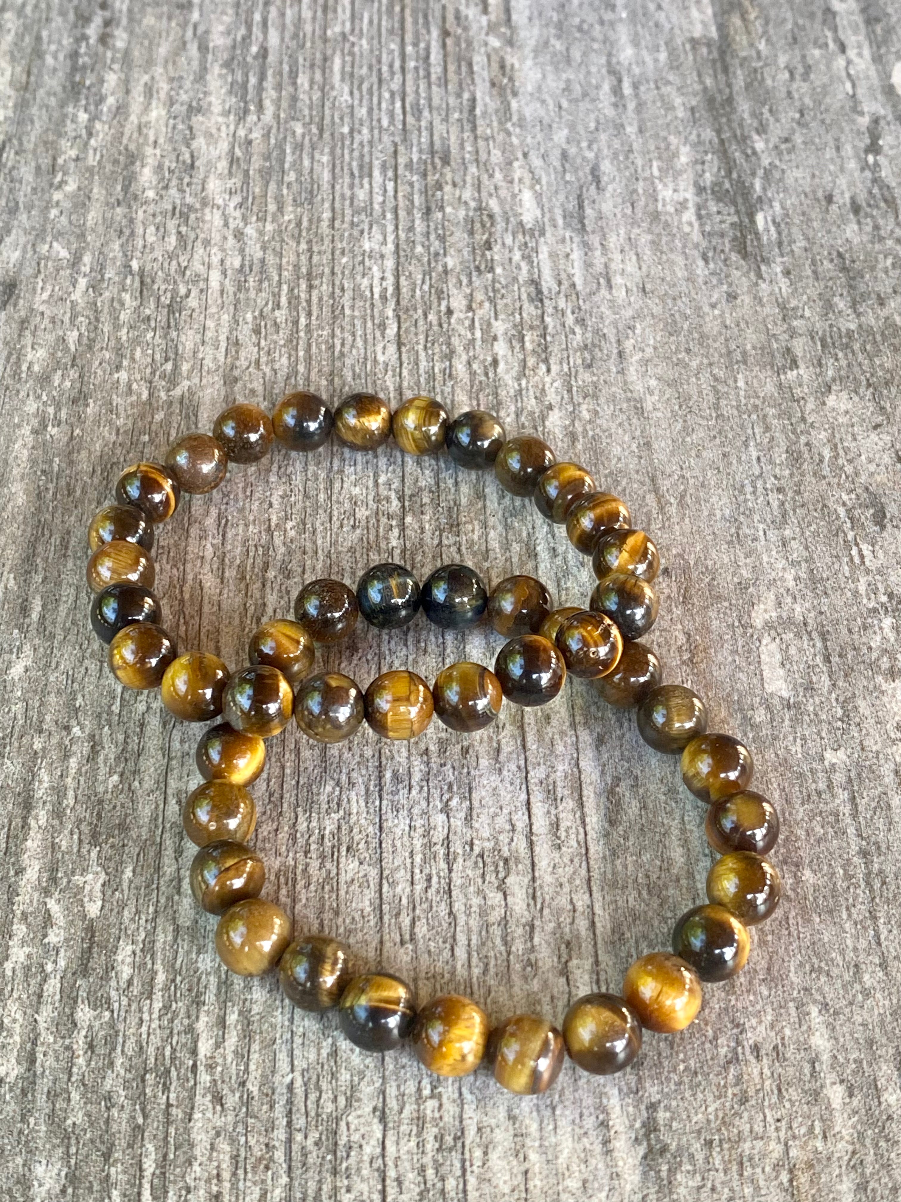 Tiger Eye Bracelet (8 mm) - Practical Magic Store