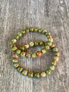 Unakite Bracelet (8 mm) - Practical Magic Store