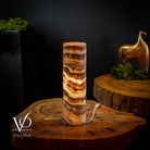 Vilona Onyx Sahara Crystal Onyx desk lamp with a sleek design, featuring a crystal and onyx finish, ideal for modern desk lighting.
