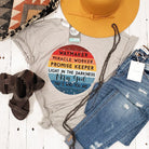 Unisex Waymaker SS Graphic Tee by The Graphic Tee, featuring a stylish design on soft cotton fabric, front view.