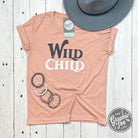 Youth graphic T-shirt by The Graphic Tee featuring a wild child design, casual fit, and vibrant colors for kids.