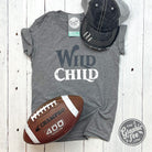 Youth graphic tee featuring a wild child design by The Graphic Tee, made for comfortable youth casual wear.