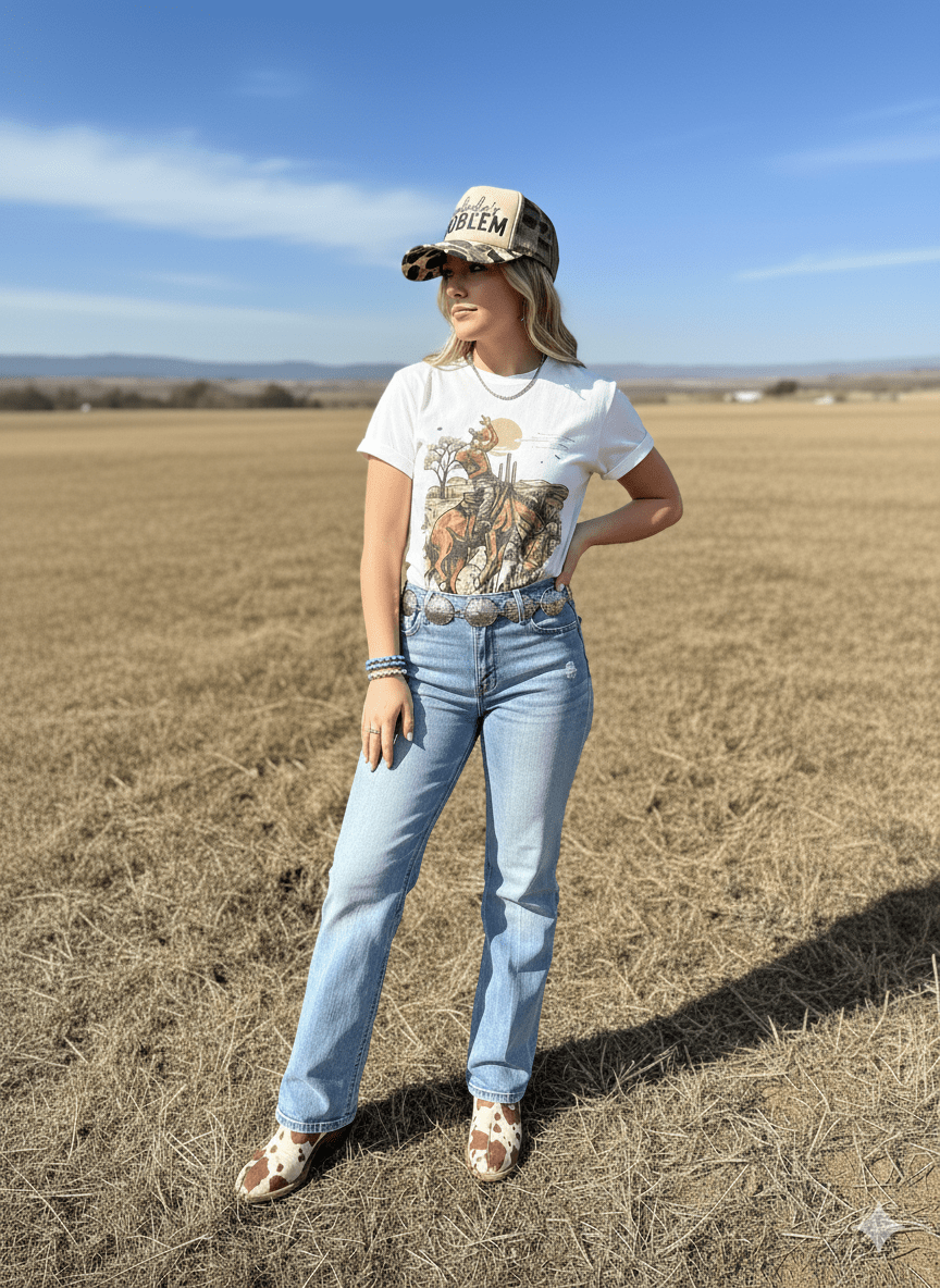 Wild Junkie Desert Spirit Graphic Tee featuring a desert landscape and spiritual design on a casual cotton t-shirt.