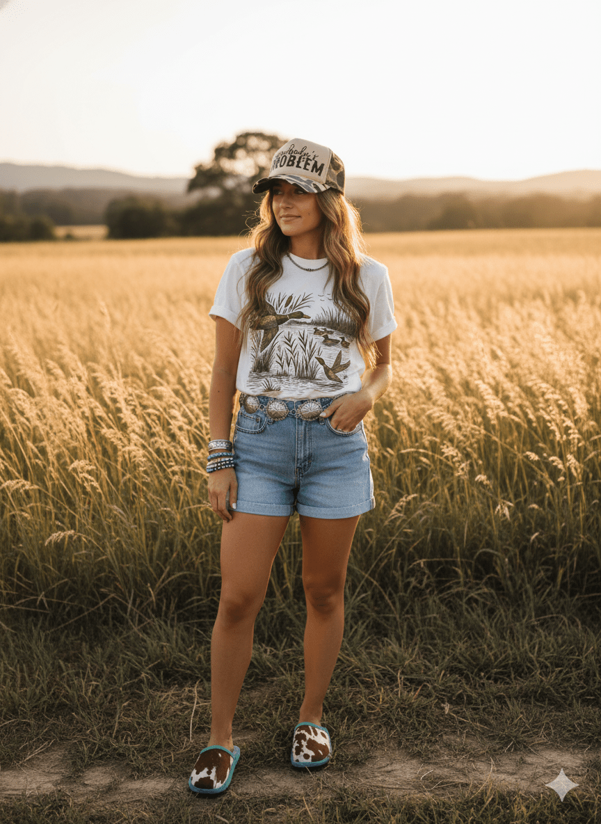 Wild Junkie Mallard Creek Graphic Tee featuring a detailed nature-inspired design on a casual cotton t-shirt.