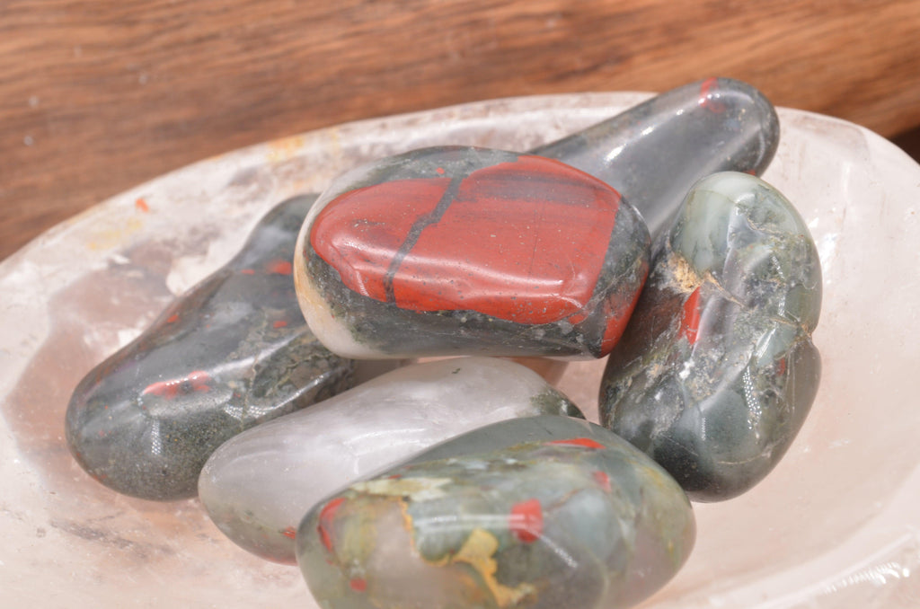 African Bloodstone Tumbled Stones - Practical Magic Store