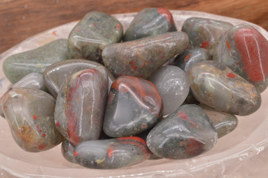 African Bloodstone Tumbled Stones - Practical Magic Store
