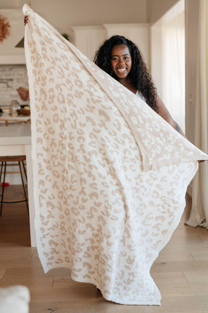 Ari Blanket Single Cuddle Size in Neutral Animal - Practical Magic Store
