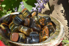 Blue Tiger Eye Tumbled Stones - Practical Magic Store