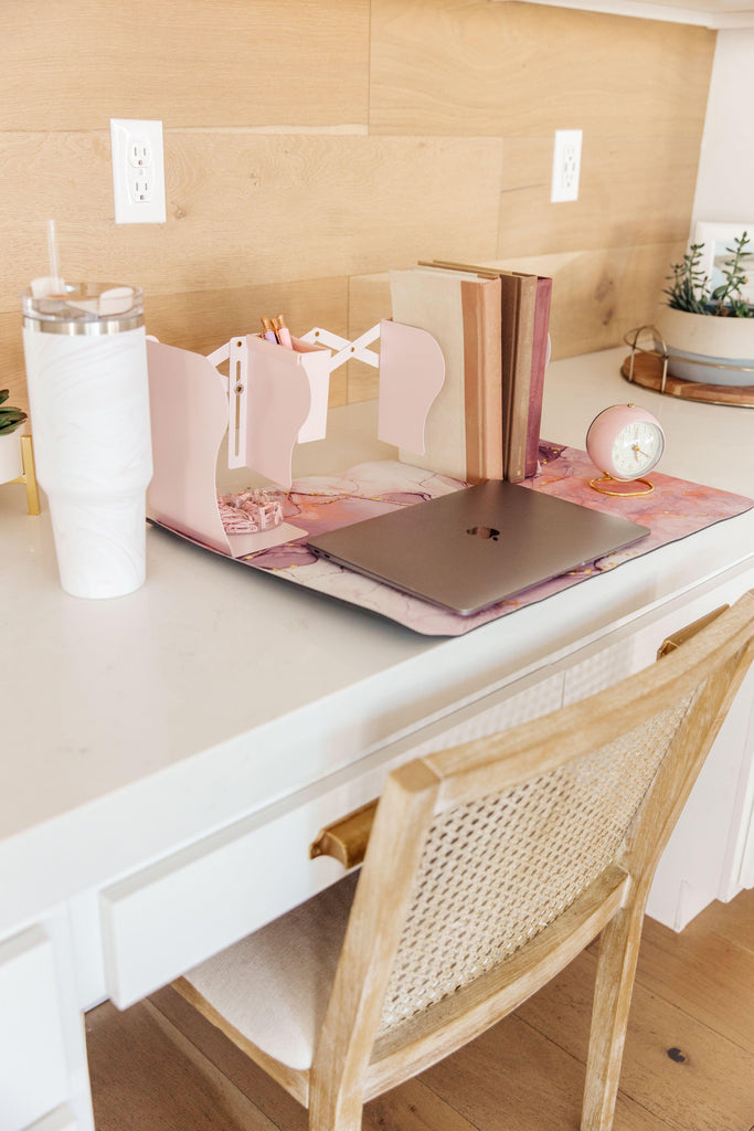 Boss Babe Expanding Desk Organizer in Pink - Practical Magic Store
