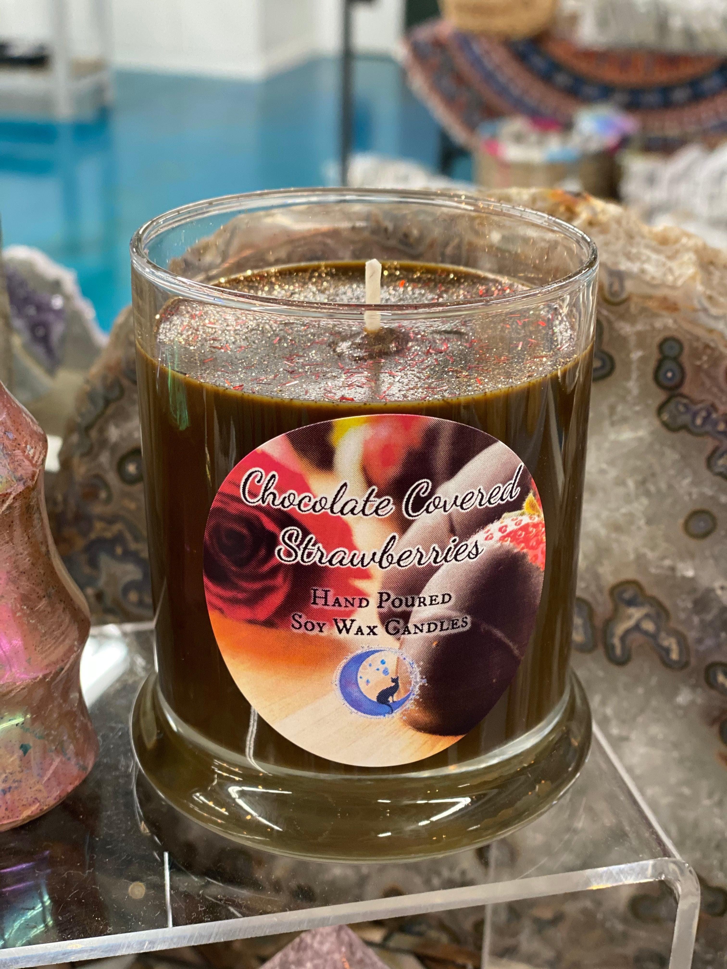 Chocolate Covered Strawberries Candle - Practical Magic Store