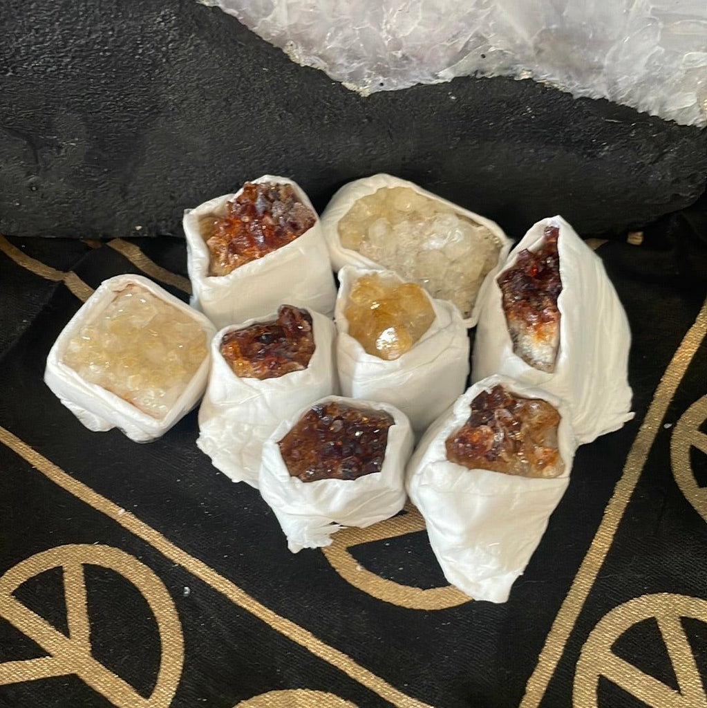 Citrine Raw Clusters (Heat Treated) - Practical Magic Store