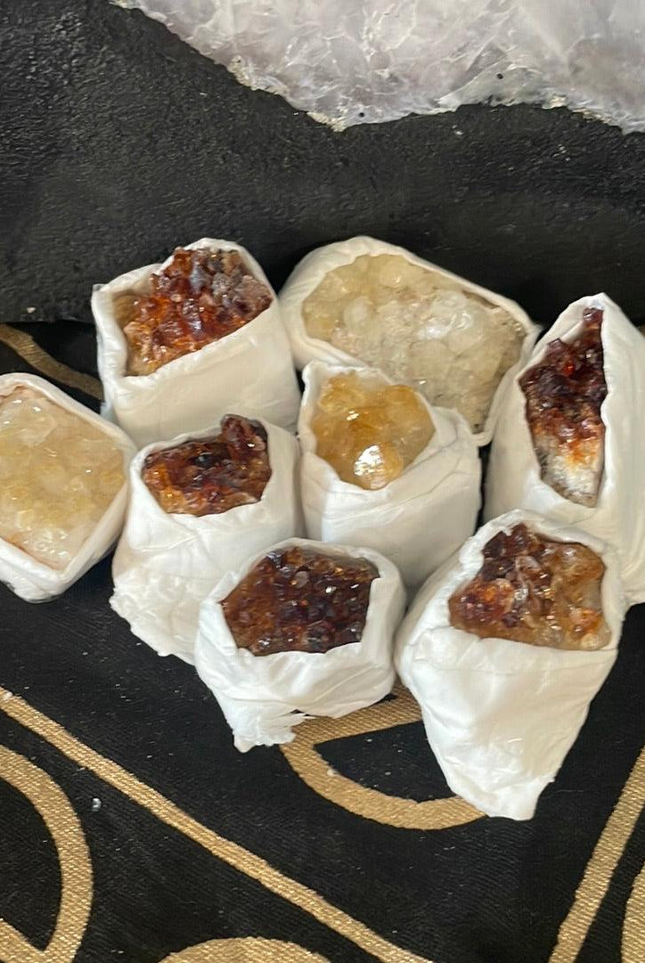 Citrine Raw Clusters (Heat Treated) - Practical Magic Store