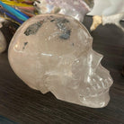 Clear Quartz with Inclusion Crystal Skull Carving - Practical Magic Store