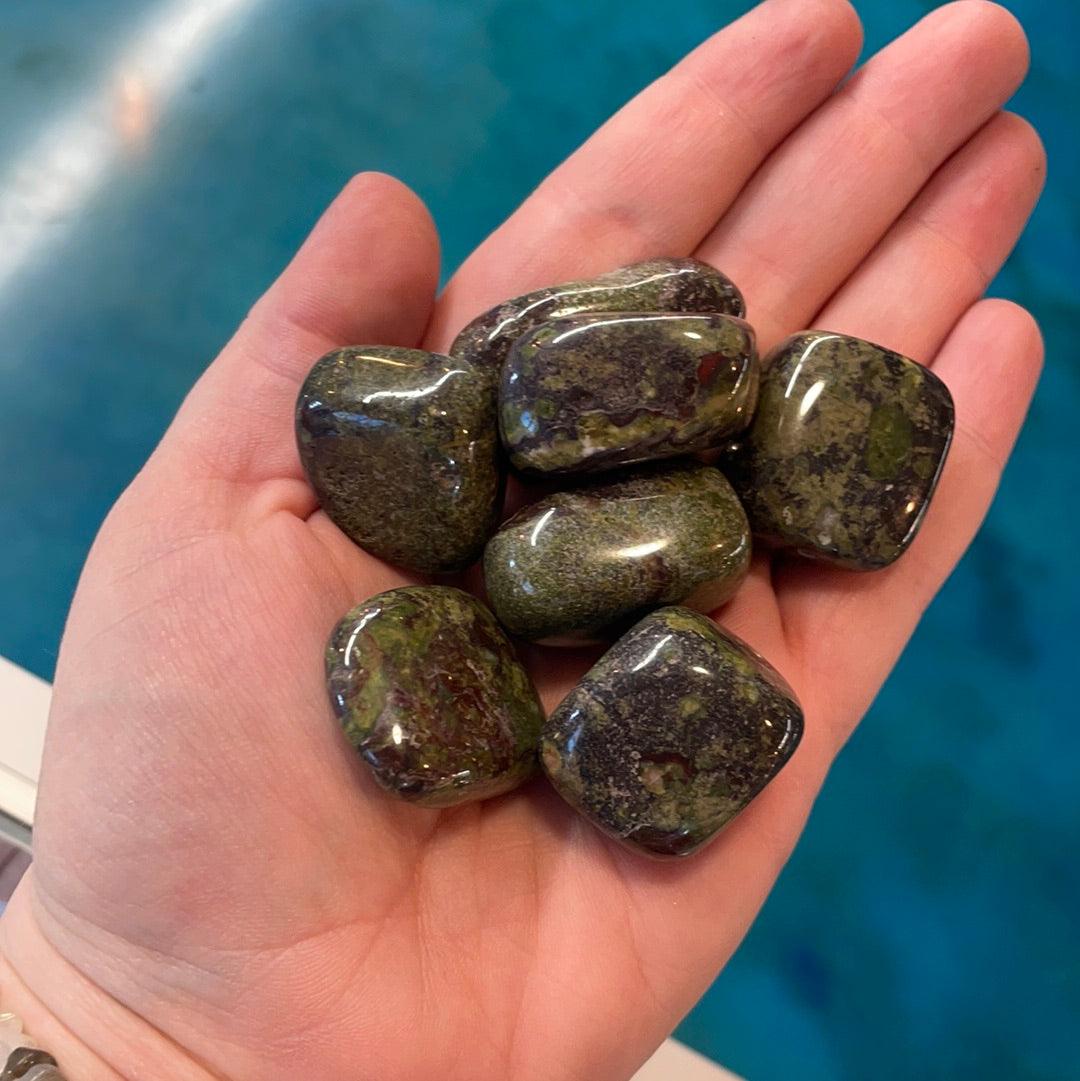 Dragon's Blood Jasper Tumble - Practical Magic Store