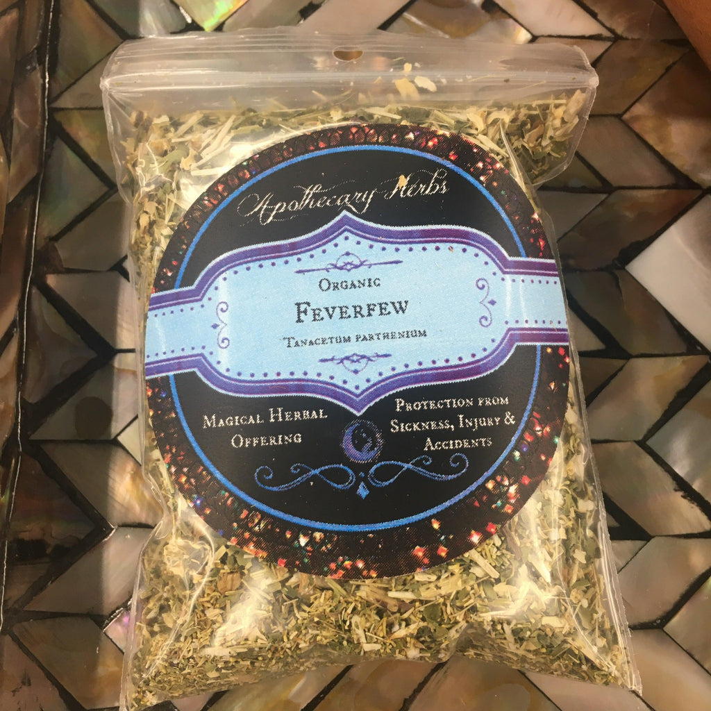 Feverfew Organic Dried Herb - Practical Magic Store