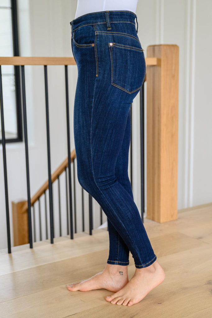 Georgia Back Yoke Skinny Jeans with Phone Pocket - Practical Magic Store
