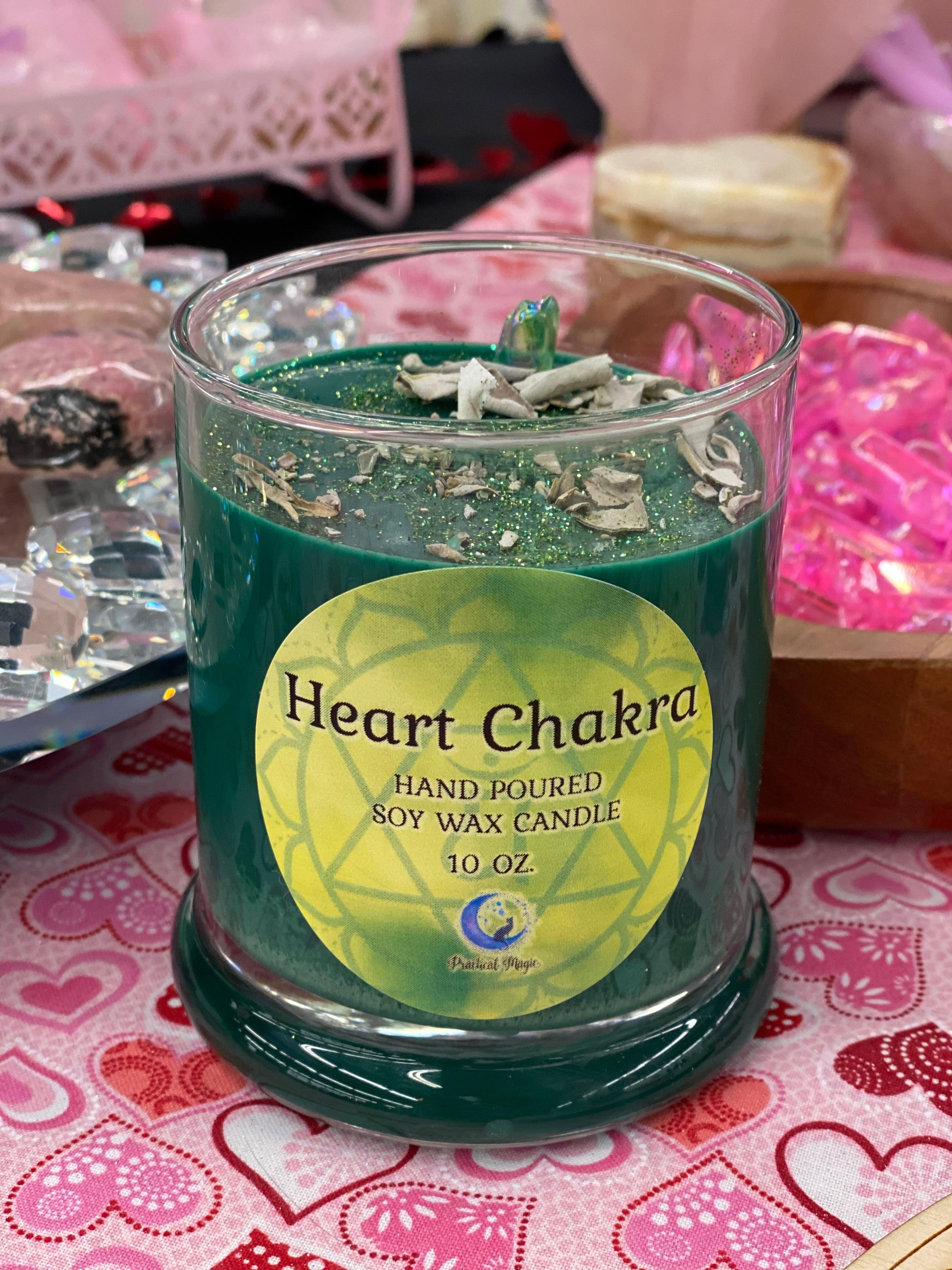 Heart Chakra Candle - Practical Magic Store