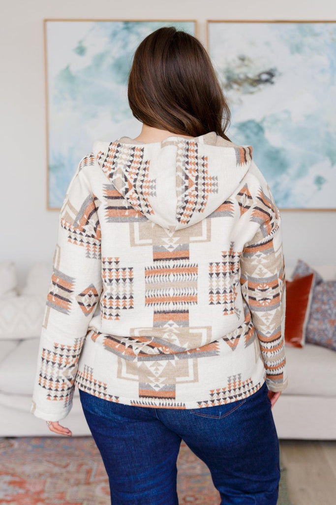 Just Going For It Aztec Hoodie - Practical Magic Store