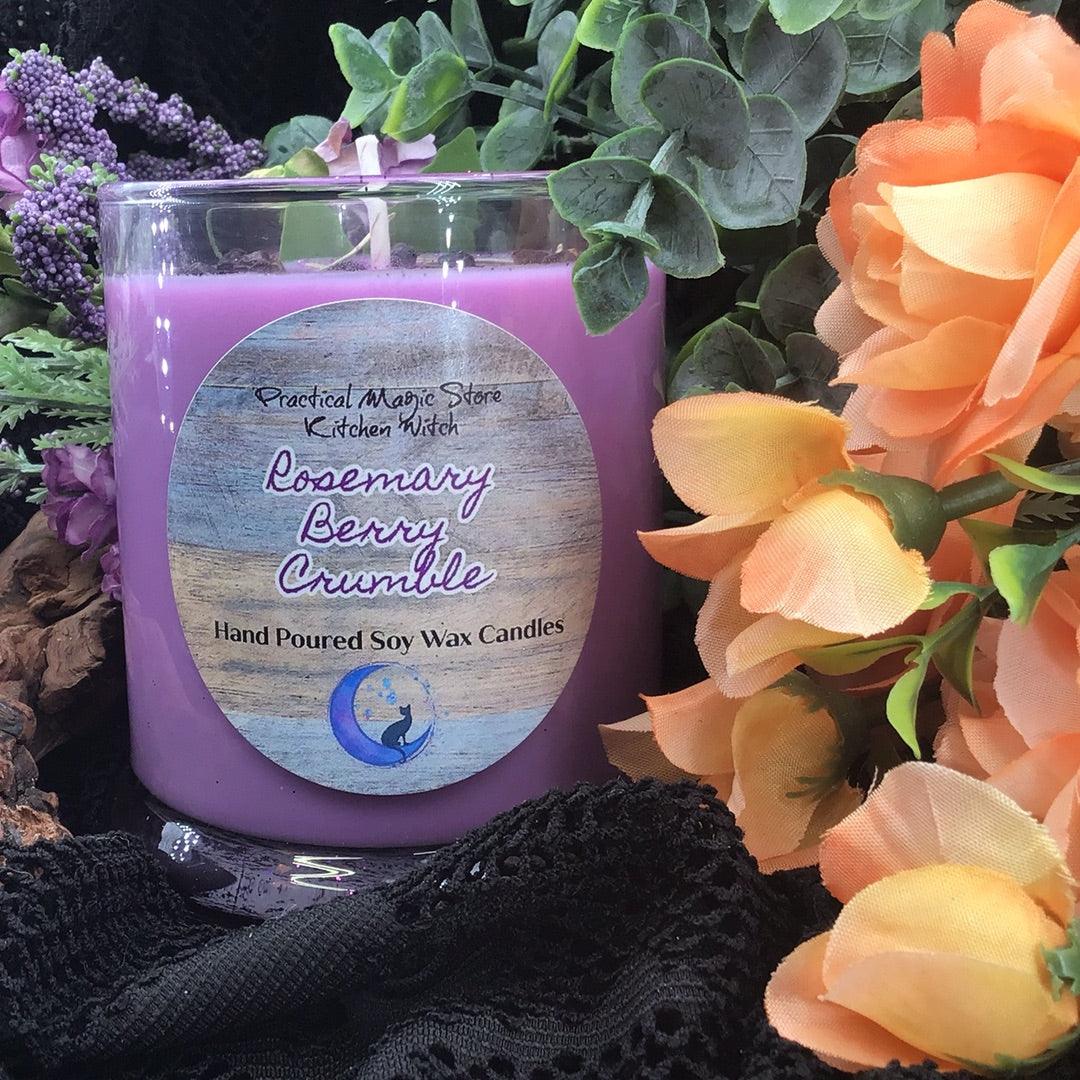 Kitchen Witch Rosemary Berry Crumble Candle - Practical Magic Store