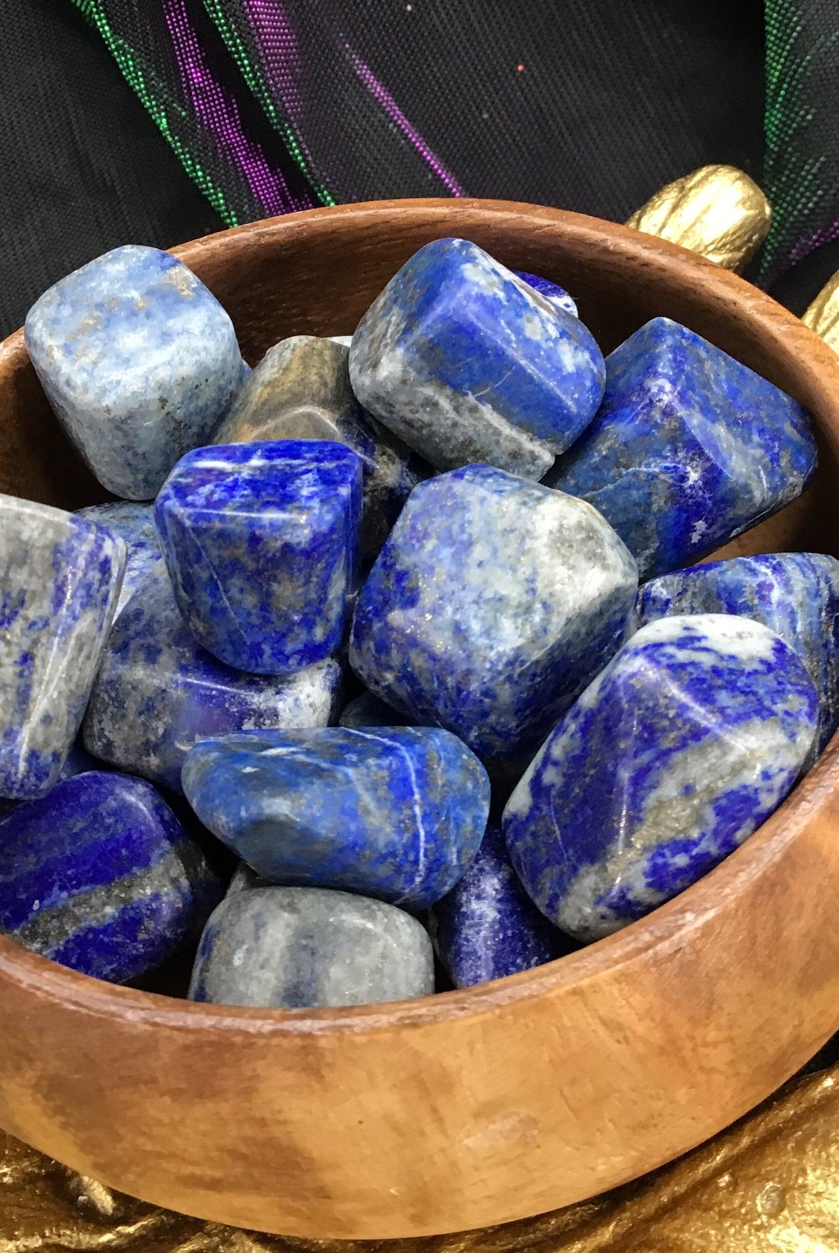 Lapis Lazuli Tumbled Stones - Practical Magic Store