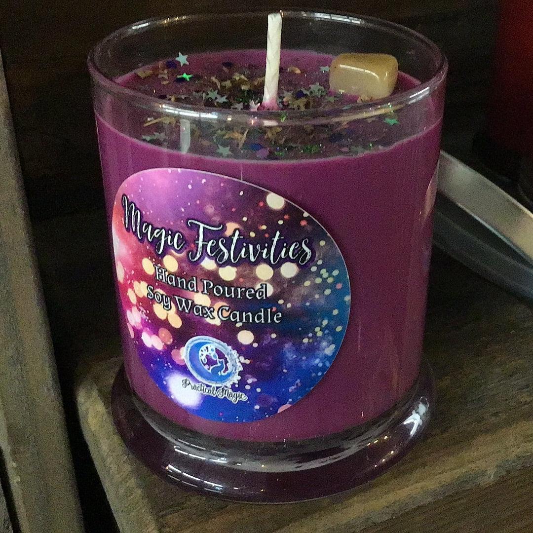 Magic Festivities Soy Wax Candle - Practical Magic Store
