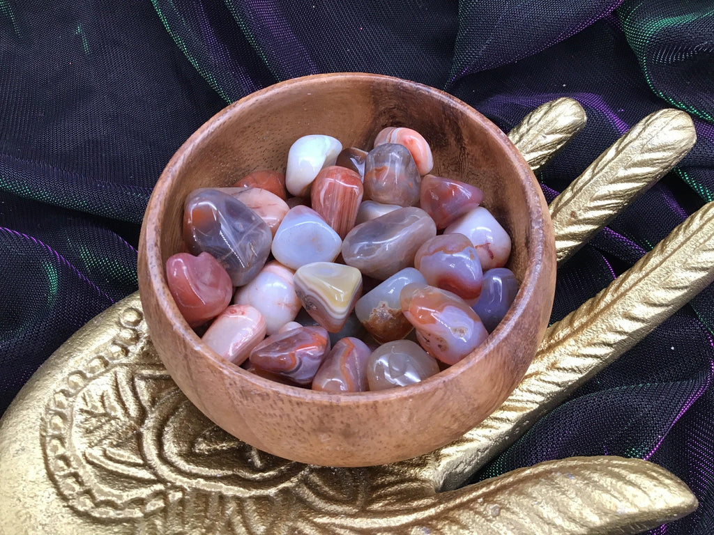 Mozambique Agate Tumbled Stones - Practical Magic Store