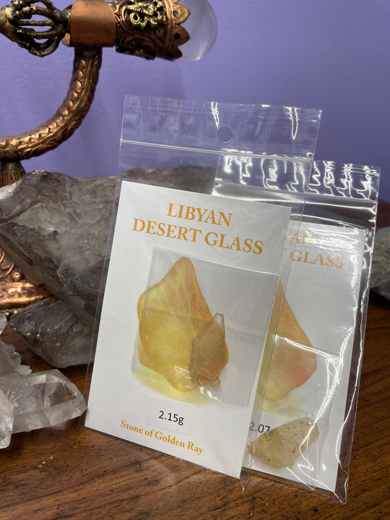 Natural Libyan Desert Glass - Practical Magic Store