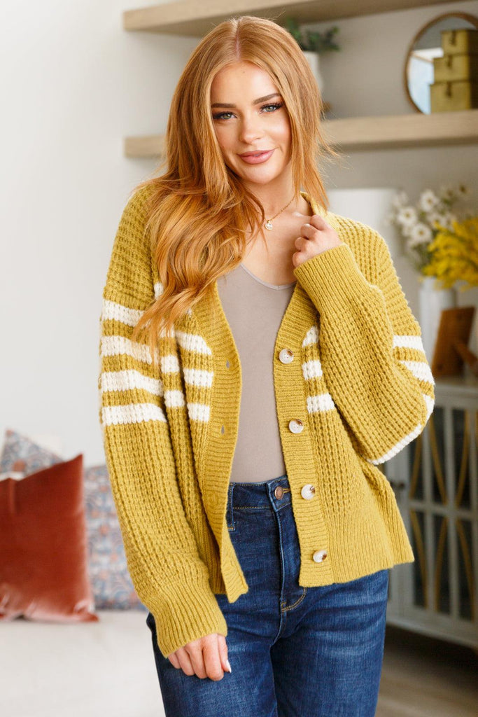 On Top of the World Striped Cardigan - Practical Magic Store