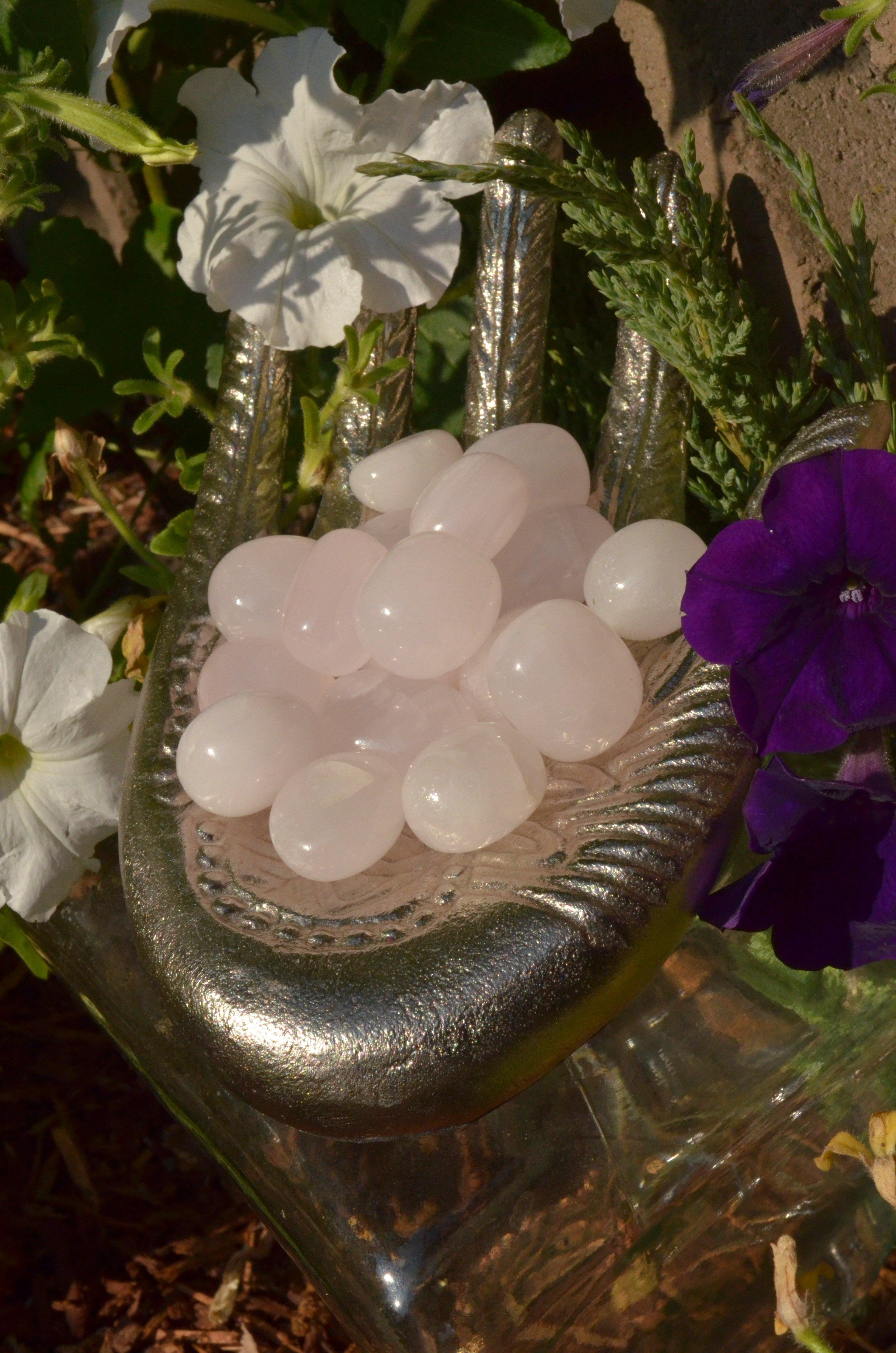 Pink Calcite Tumbled Stones - Practical Magic Store