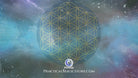 Downloadable cosmic Flower of Life screensaver from Practical Magic Store, featuring vibrant, mystical floral design.