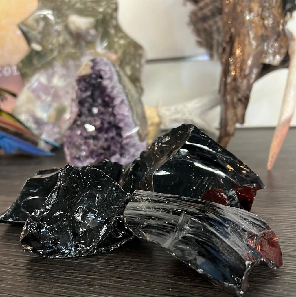 Raw Black Obsidian - Practical Magic Store