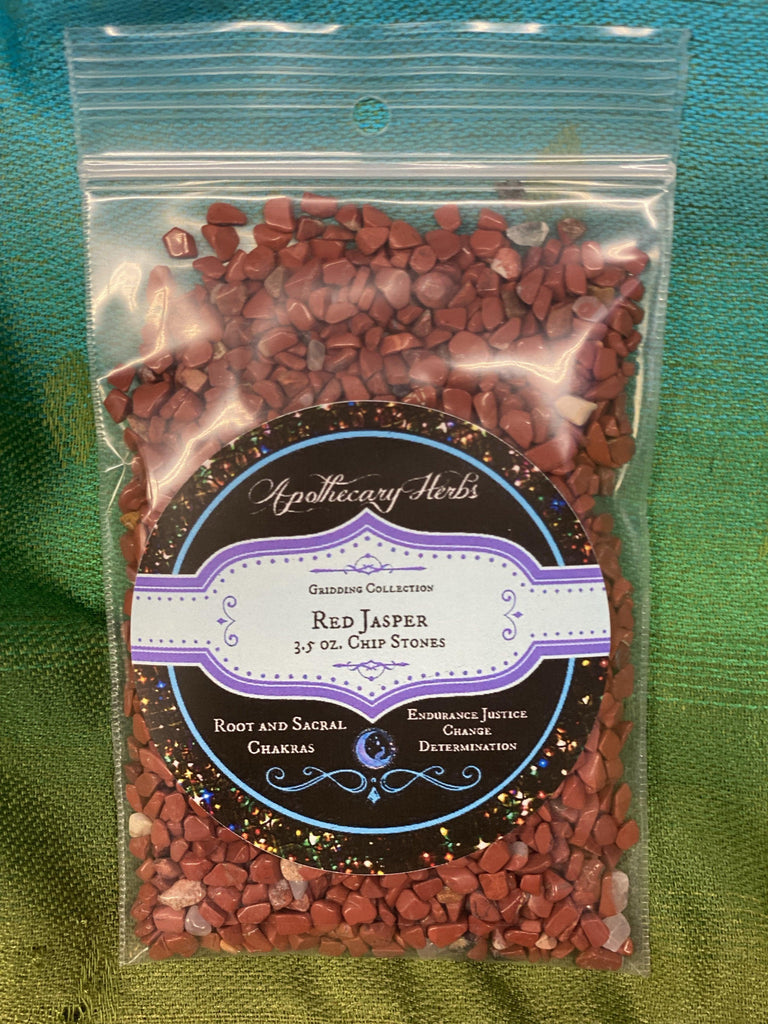 Red Jasper Chip Stones - Practical Magic Store