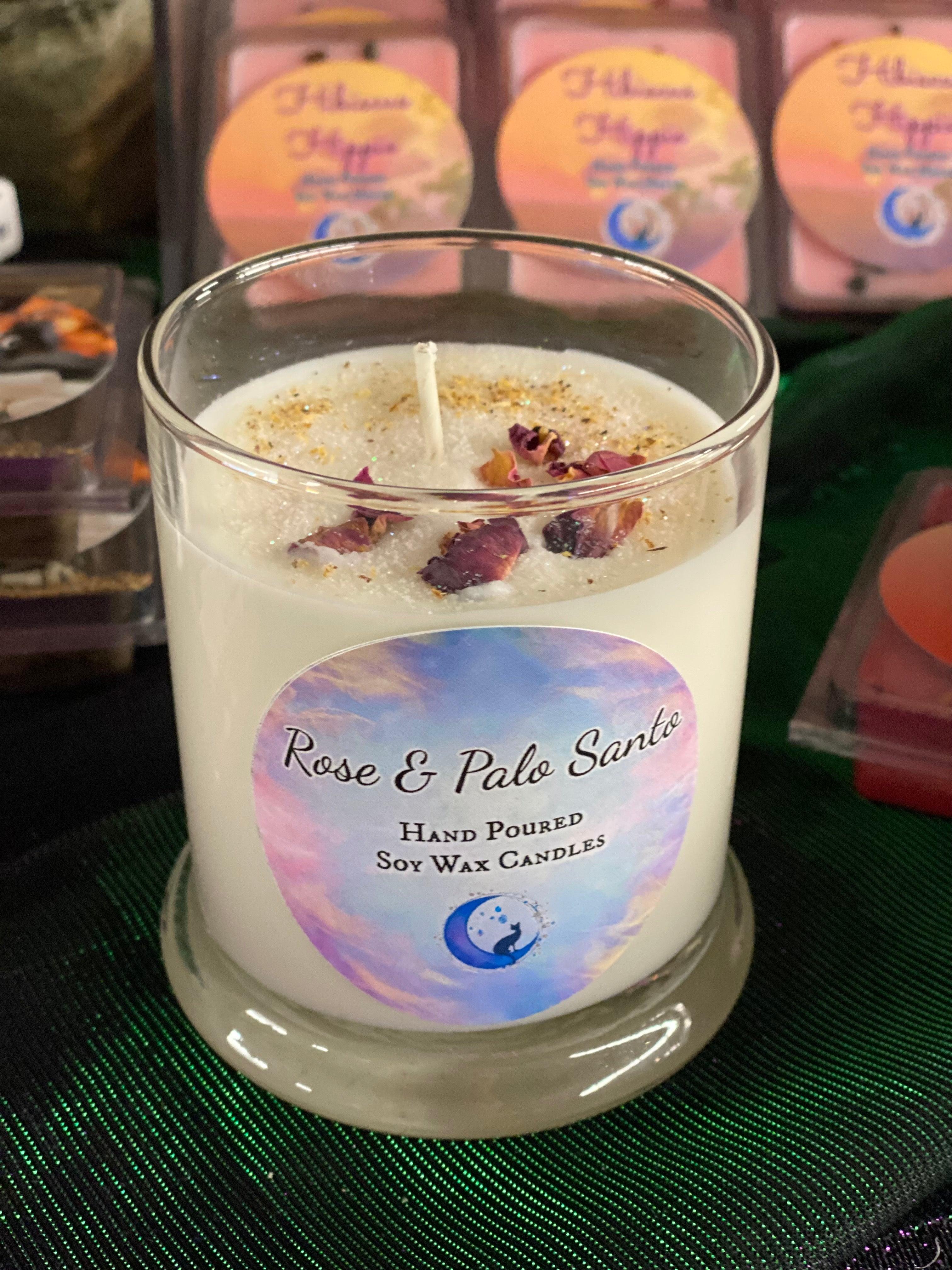 Rose & Palo Santo Candle - Practical Magic Store