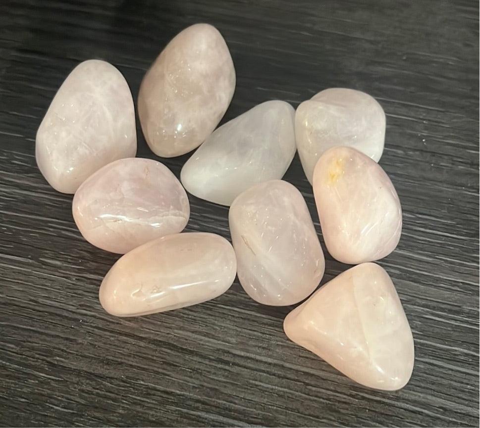 Rose Quartz Tumbled Stones - Practical Magic Store