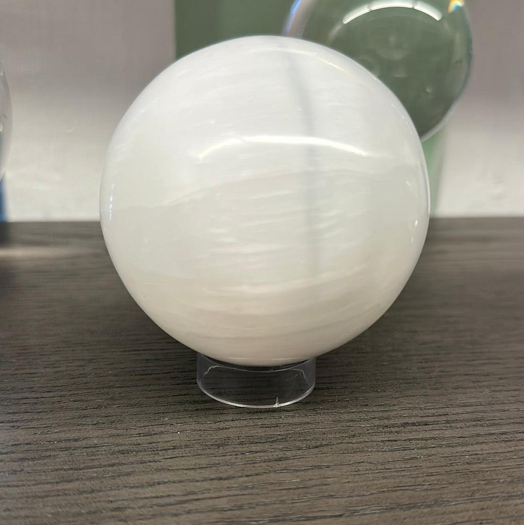 Selenite Spheres (75-80mm) - Practical Magic Store