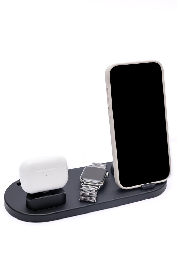 The Place To Be Wireless Charging Station in Black - Practical Magic Store